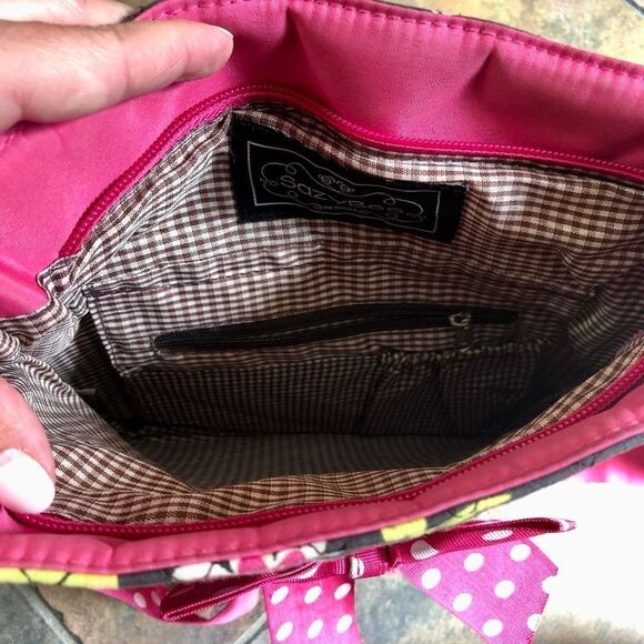 SazyBee Owl Flower Butterfly Girl’s Fabric Purse - Picture 9 of 16